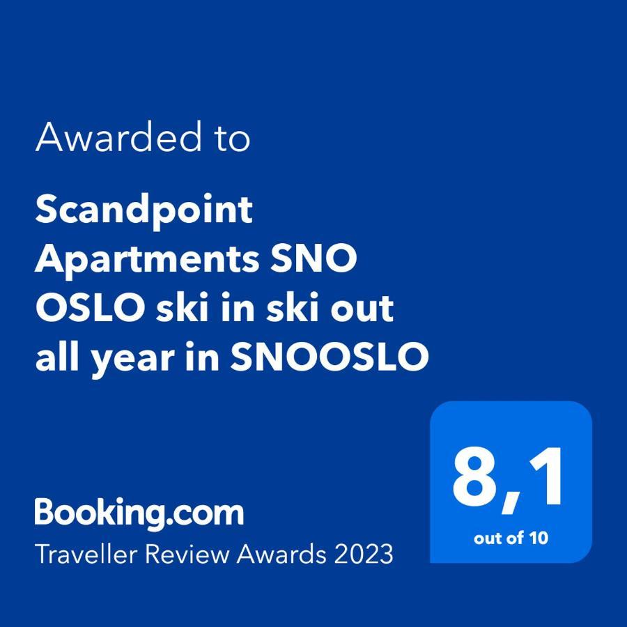 Scandpoint Apartments Oslo Ski In Ski Out All Year In Snooslo With Free Parking Eksteriør billede